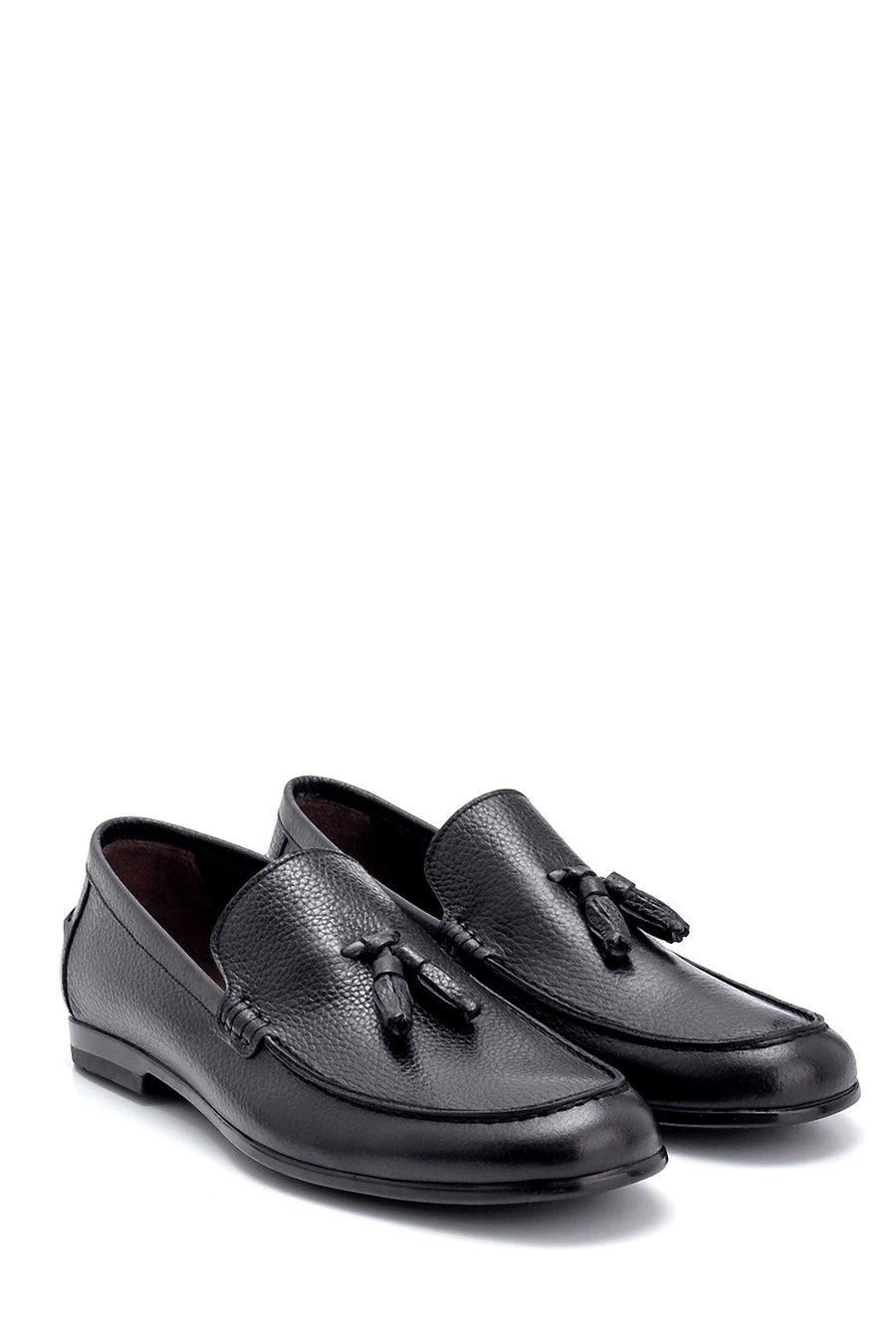 Erkek Deri Püskül Detaylı Loafer