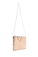 Women's Rose Gold Metallic Clutch Bag | Derimod