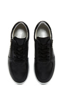 Women's Leather Zipper Sneaker | Derimod