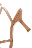 Women's Beige Heeled Sandals | Derimod