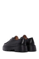 Women's Black Leather Oxford Shoes | Derimod