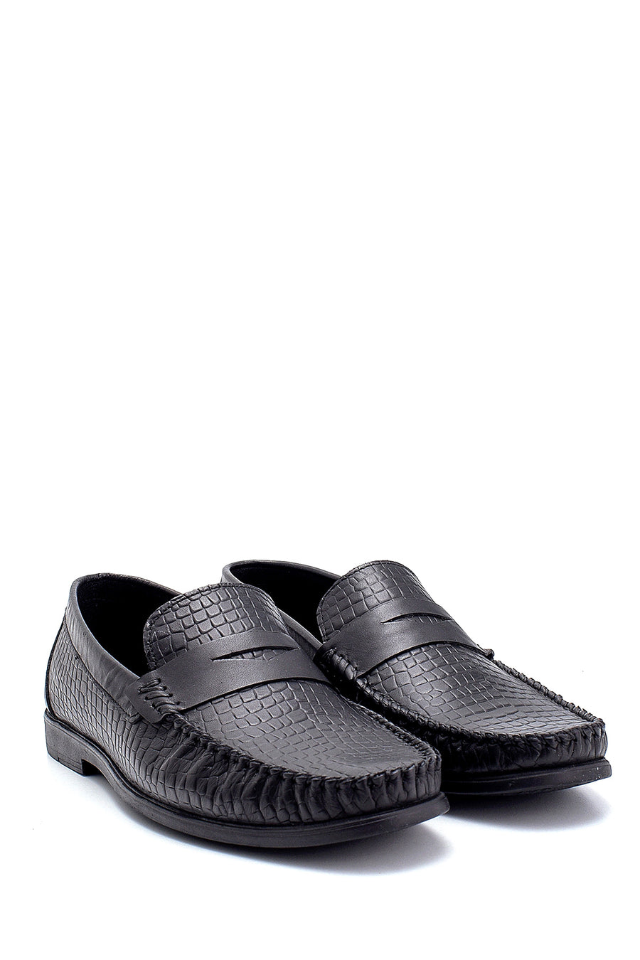 Men's Leather Printed Loafer
