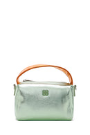 Women's Green Long Strap Metallic Crossbody Bag | Derimod