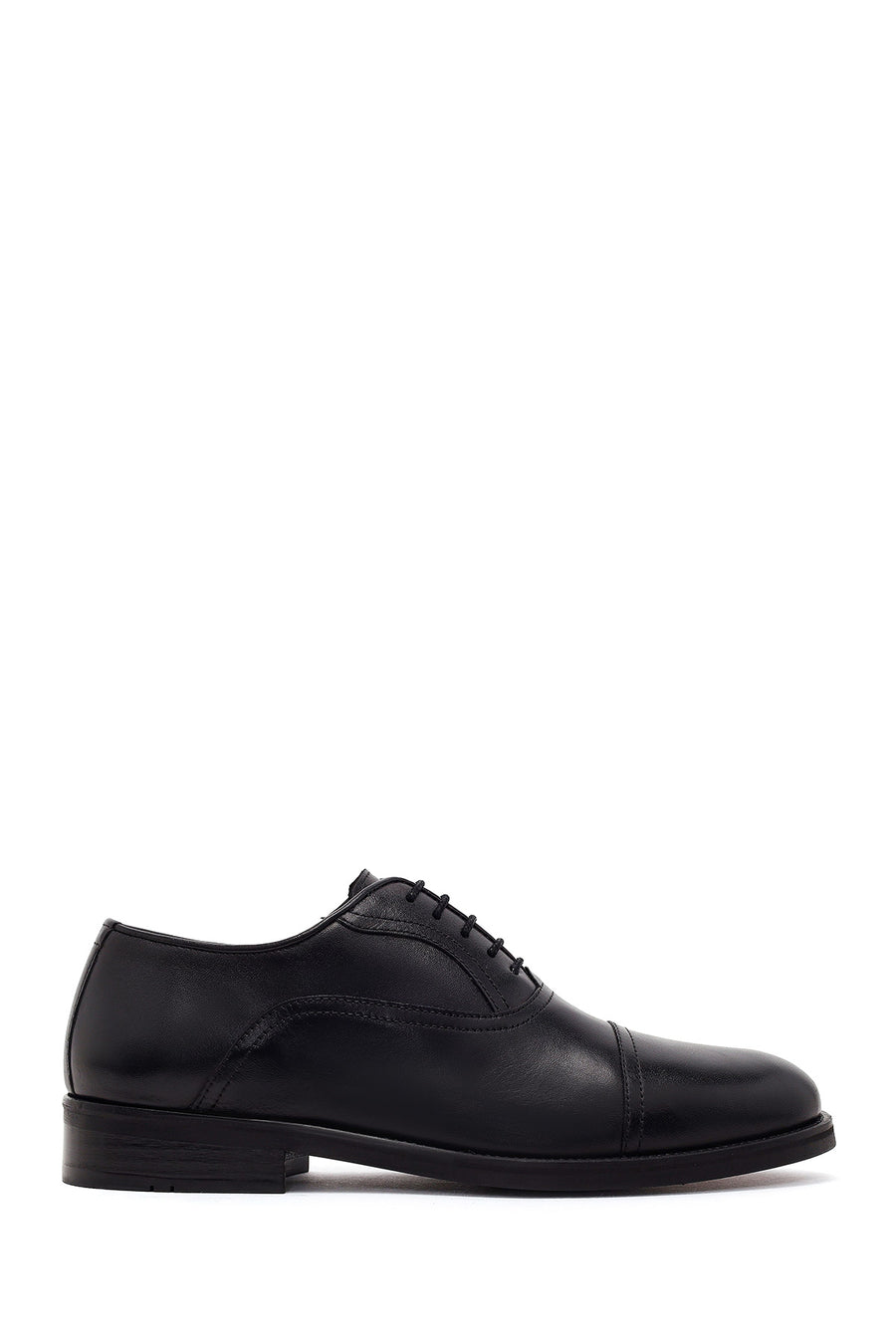 Male Black Lace-up Leather Casual Shoes WM750035DV | Derimod