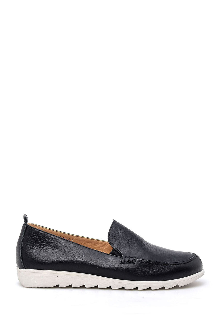 Women's Leather Flat Shoes 19SFD2407FT | Derimod