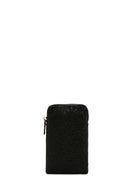 Women's Black Long Strap Stone Cross Bag | Derimod