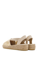 Women's Beige Fabric Sandals | Derimod