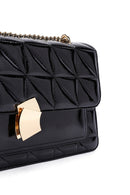 Women's Black Long Strap Quilted Handbag | Derimod