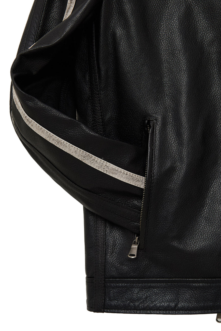Middleton Men's Black Slim-Fit Short Leather Jacket