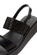 Women's Black Thick Soled Sandals | Derimod