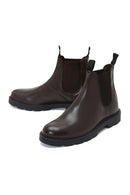 Men's Brown Leather Chelsea Boots | Derimod