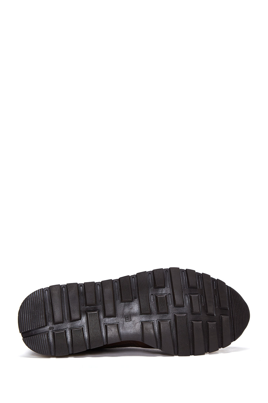 Erkek Kahverengi Deri Desenli Sneaker