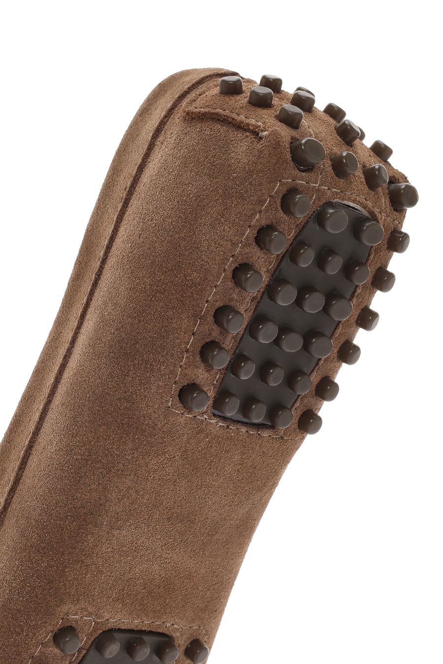 Women's Tan Tassel Suede Leather Loafer