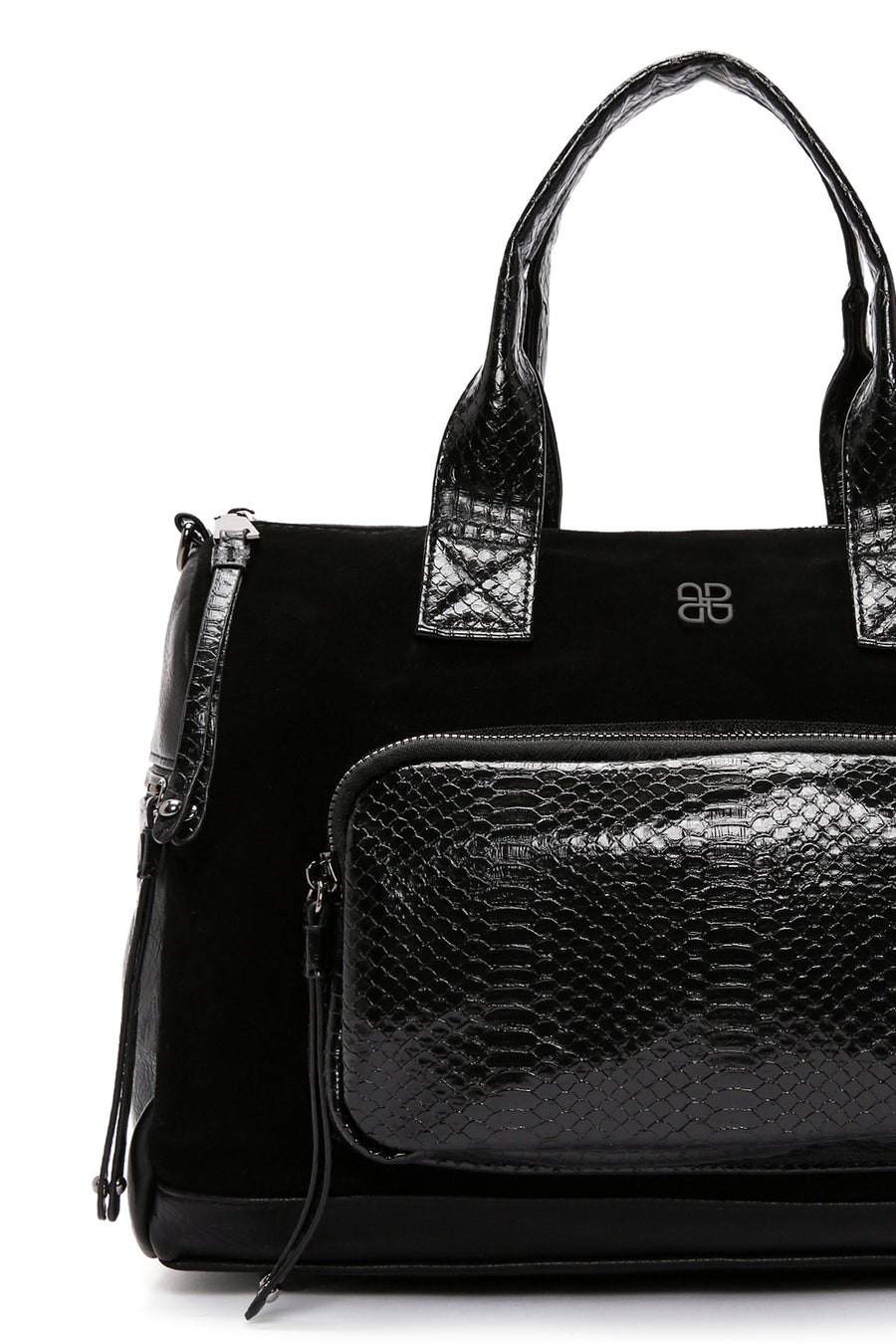 Women's Black Long Strap Shoulder Bag