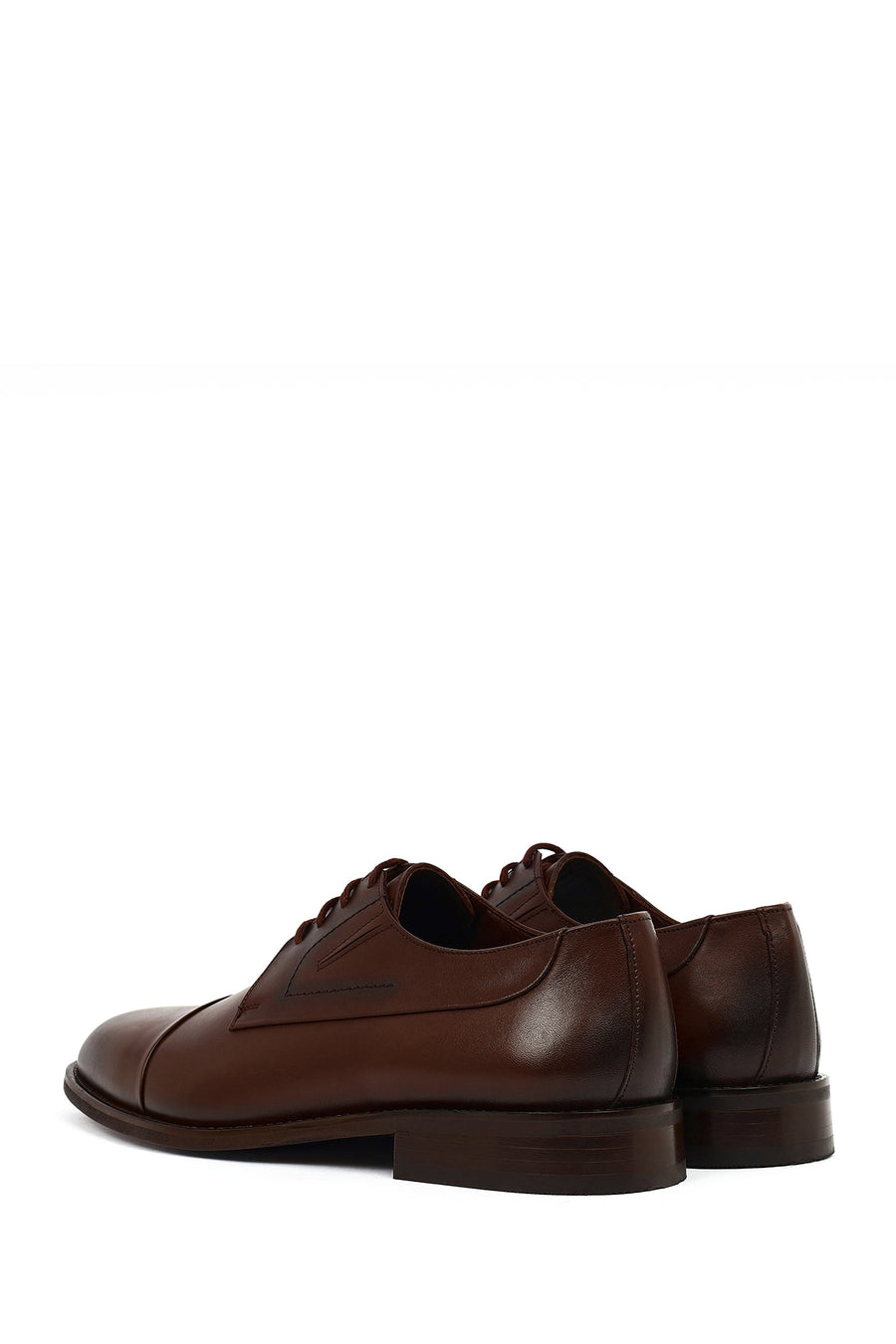 Men's Brown Laced Leather Classic Shoes