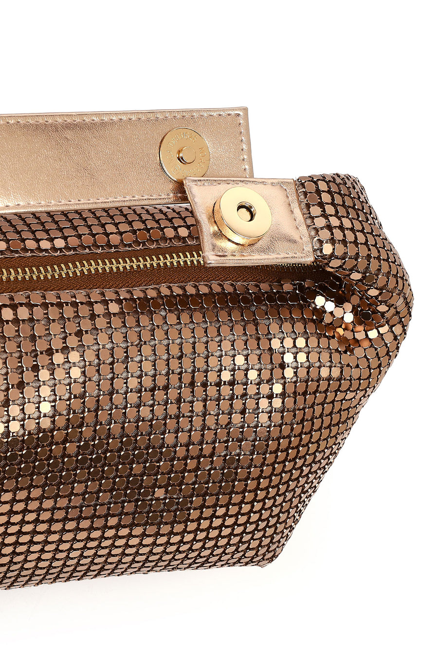 Women's Bronze Sequin Mini Shoulder Bag