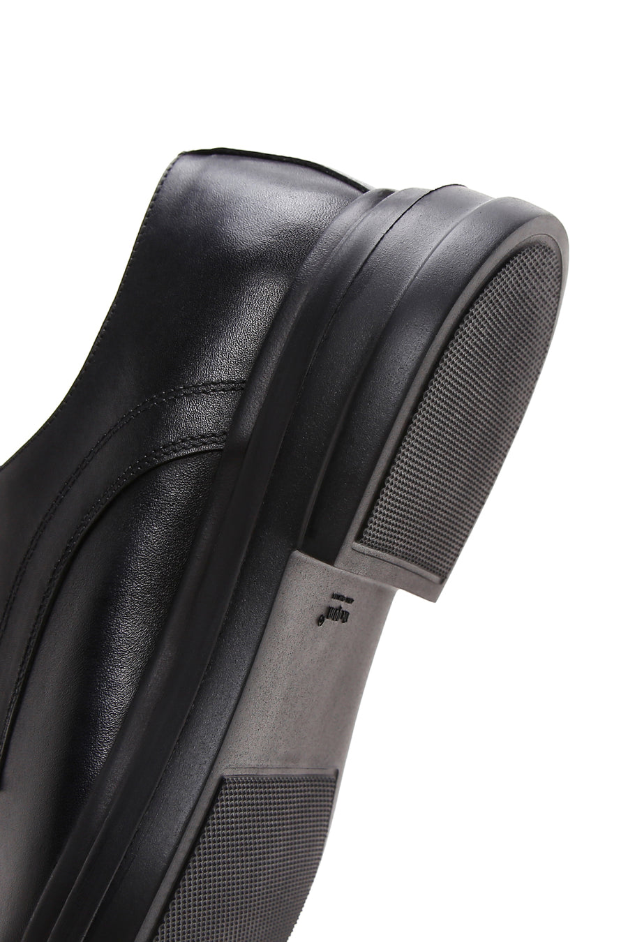 Men's Black Lace-up Leather Casual Shoes