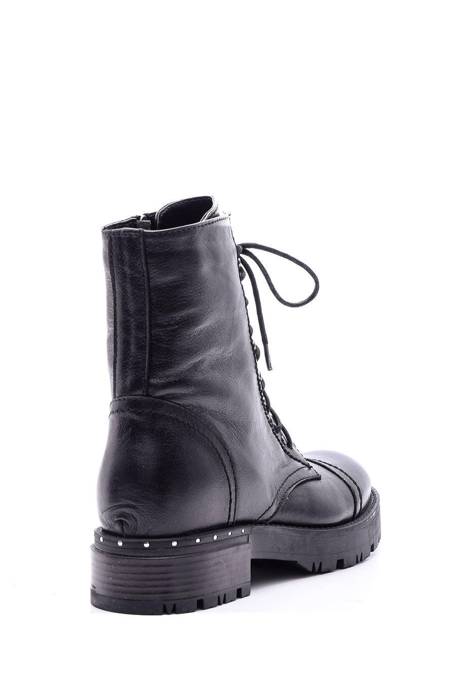 Women's Lace-up Leather Boots