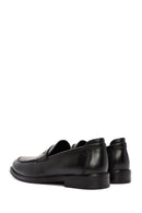 Men's Black Leather Classic Loafer | Derimod
