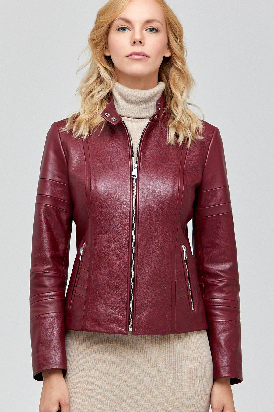 Tania Women's Leather Jacket