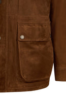 Ranger Male Brown Oversize Suede Jacket | Derimod