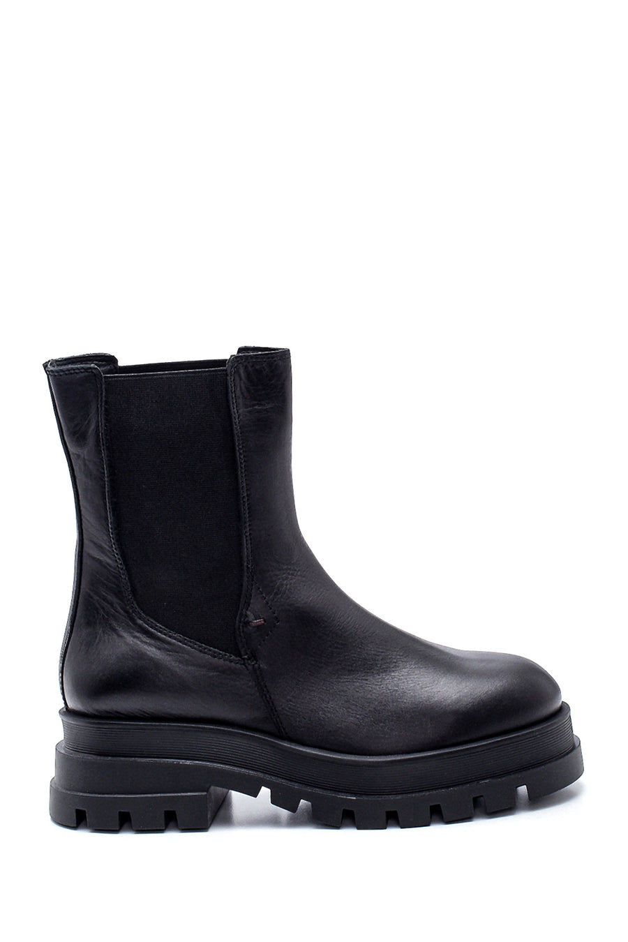 Women's Leather Thick Soled Chelsea Boots 21WFD185518 | Derimod
