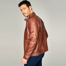 Logan Men's Leather Jacket | Derimod