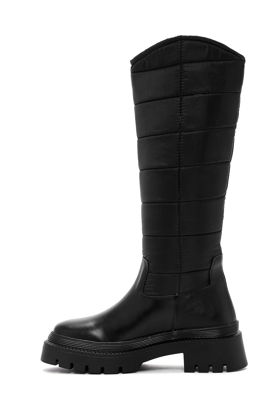Women's Black Thick Soled Casual Boots