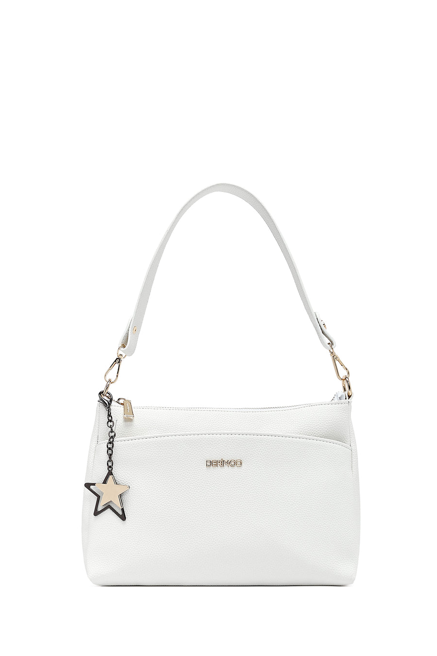 Women's White Long Strap Accessory Handbag