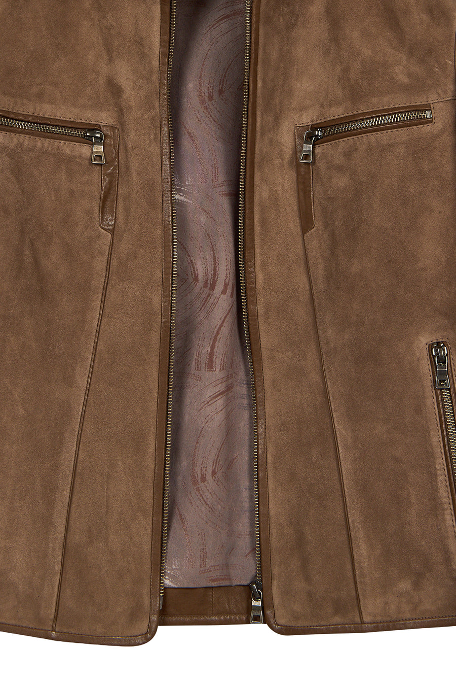 Sybil Woman Mink Short Suede Jacket