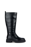 Geox Women's Black Iridea Leather Boots | Derimod