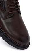 Male Brown Lace-up Leather Casual Shoes | Derimod