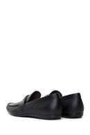 Men's Black Leather Casual Loafer | Derimod