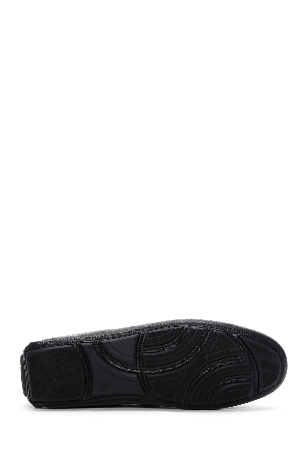 Erkek Siyah Deri Püsküllü Loafer