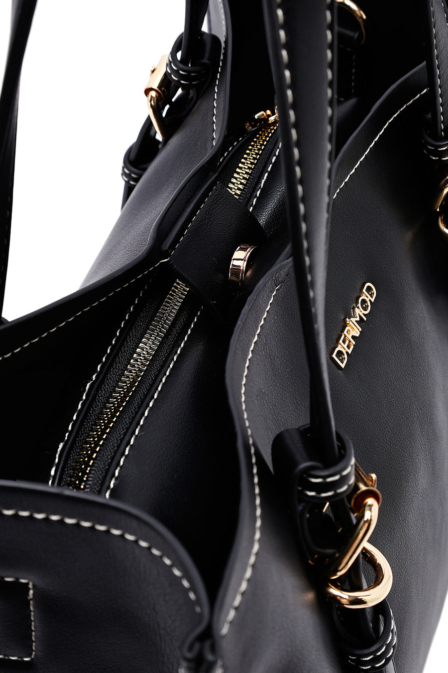 Woman Black Long Strap Shoulder Bag