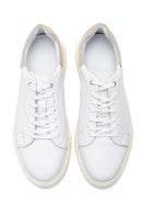 Erkek Beyaz Deri Sneaker | Derimod