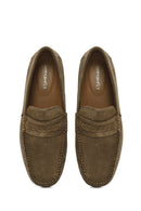 Derimod Fly Men's Mink Suede Leather Casual Loafer | Derimod