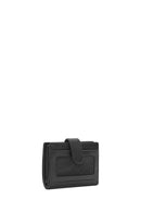 Men's Black Leather Card Holder | Derimod