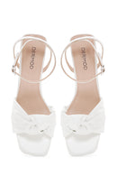 Women's White Heeled Sandals | Derimod