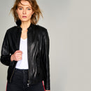 Como Women's Leather Jacket | Derimod