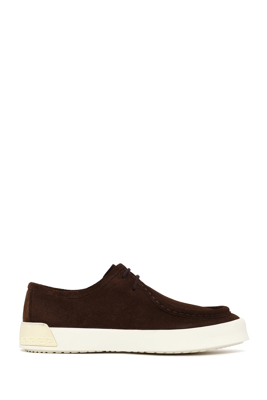Male Brown Lace-Up Thick-Soled Suede Leather Casual Shoes 26SFD654110 | Derimod