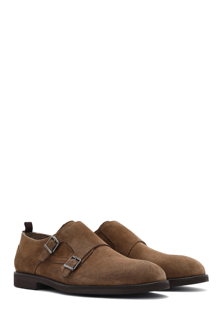 Men's Mink Buckled Suede Leather Classic Shoes