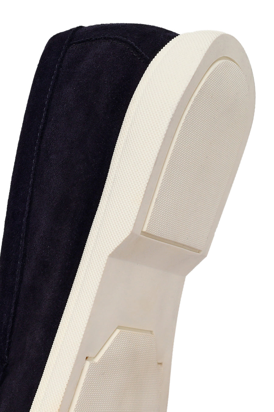 Male Navy Suede Leather Loafer