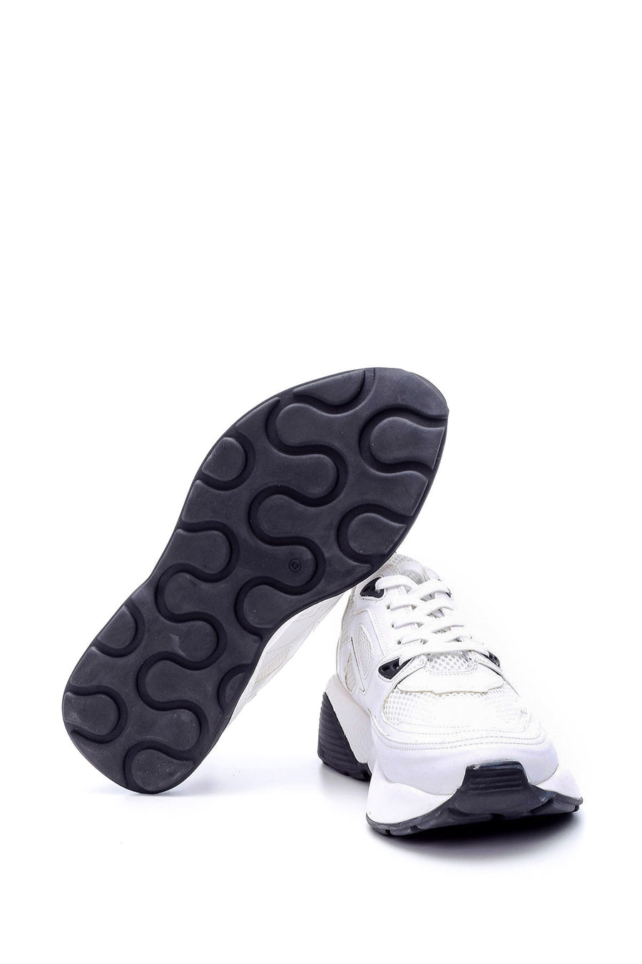 Men's High-Sole Leather Sneaker