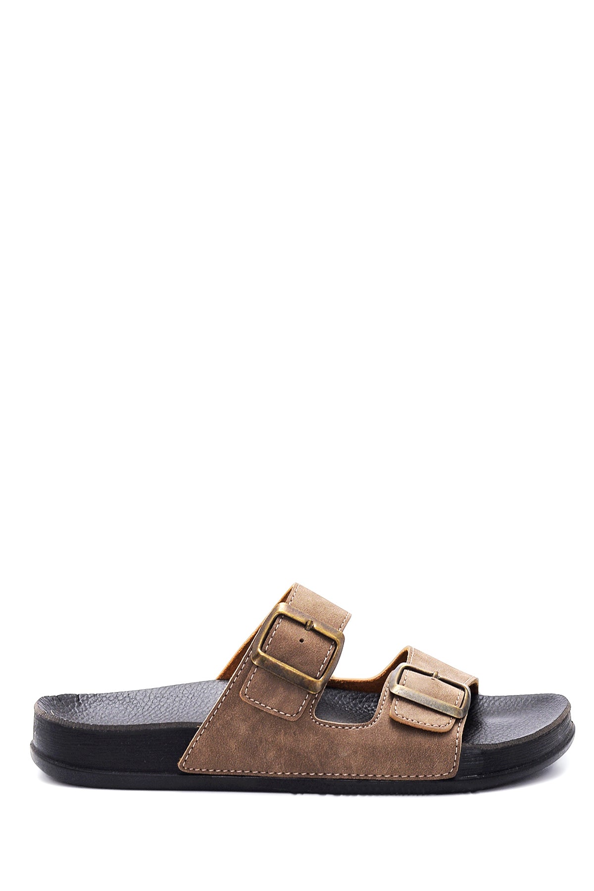 Men's Nubuck Leather Slippers 22SFD6634V3 | Derimod