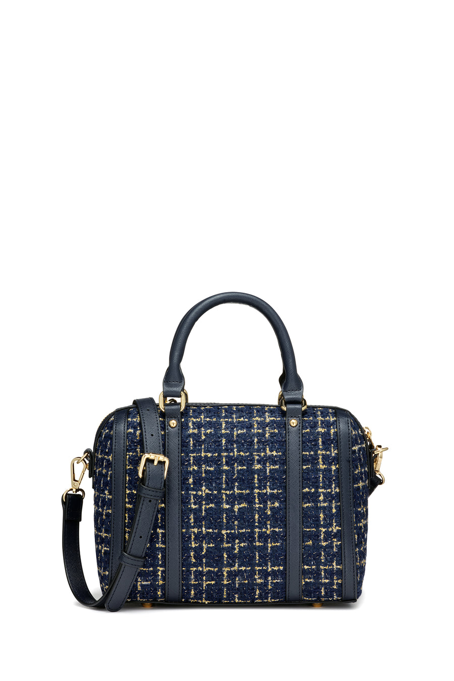 Geox Women's Navy Blue D Zene S Long Strap Leather Handbag