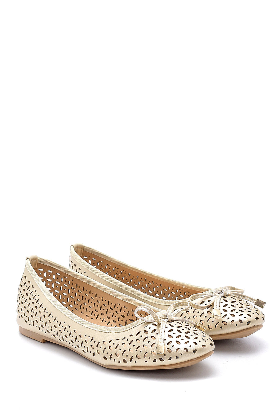Women's Gold Bow Ballerina Ballet