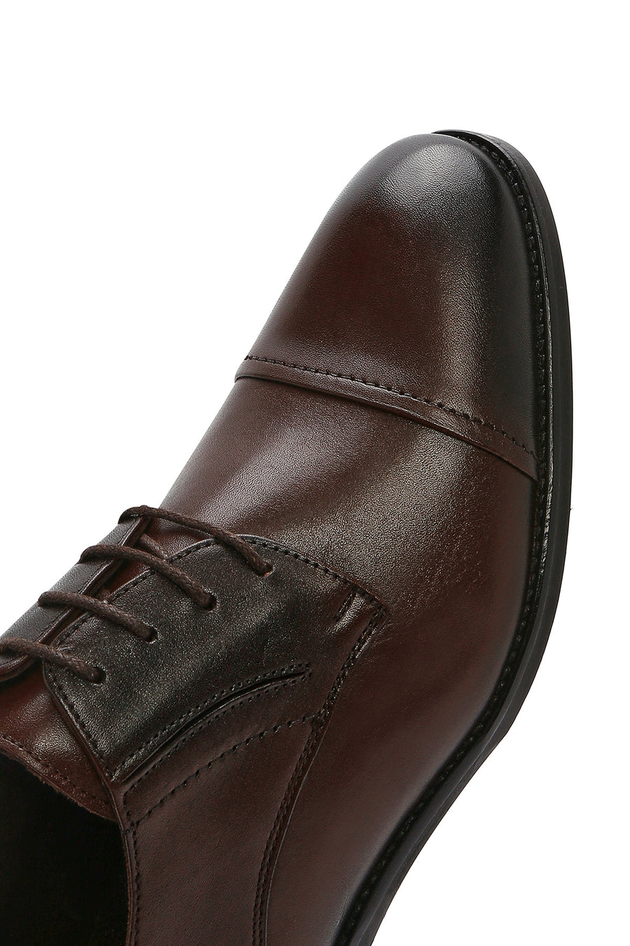 Men's Brown Laced Leather Classic Shoes
