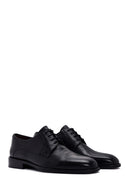 Men's Black Laced Leather Classic Shoes | Derimod