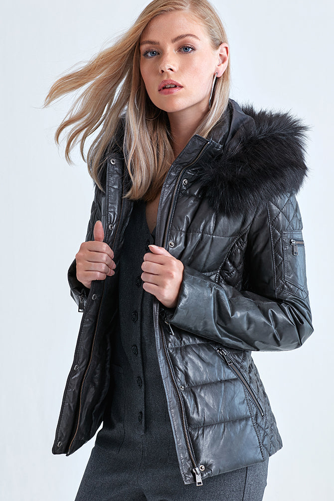 Blanch Women's Leather Jacket